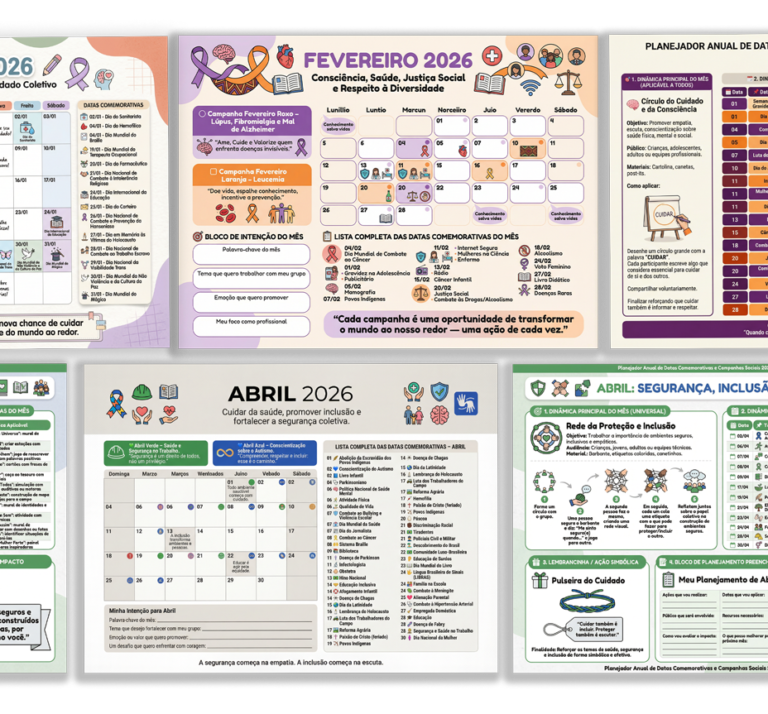 Calendário Anual com +300 Ideias Prontas para Datas e Campanhas Sociais ...