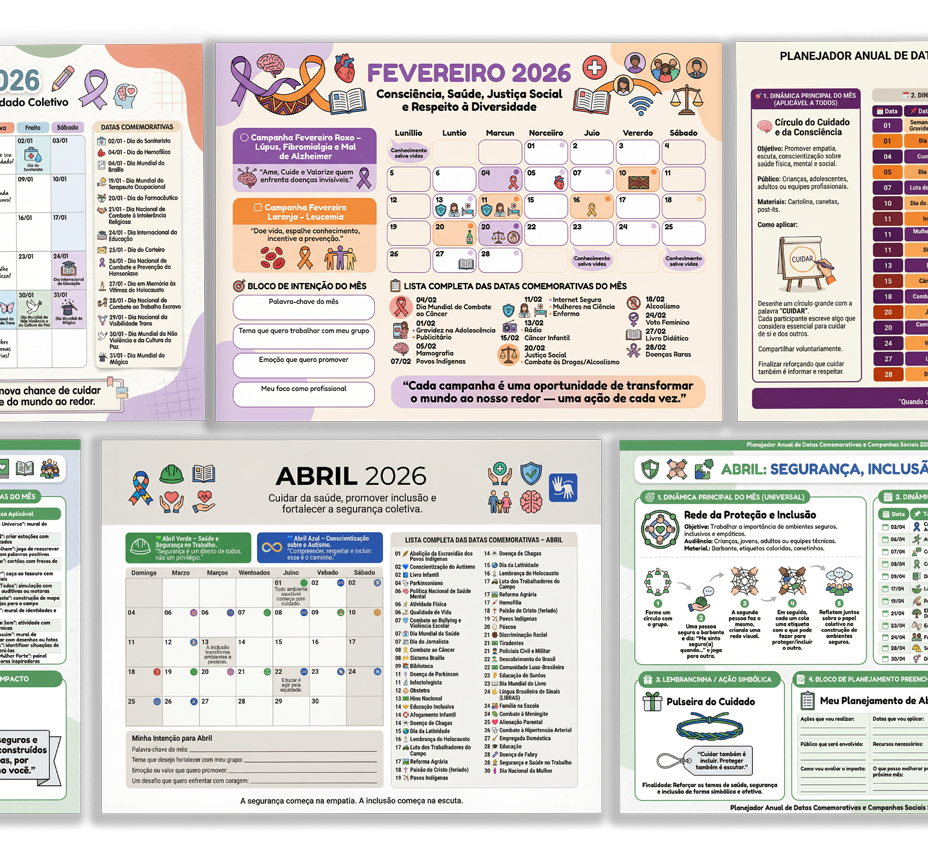 Calendário Anual com +300 Ideias Prontas para Datas e Campanhas Sociais ...